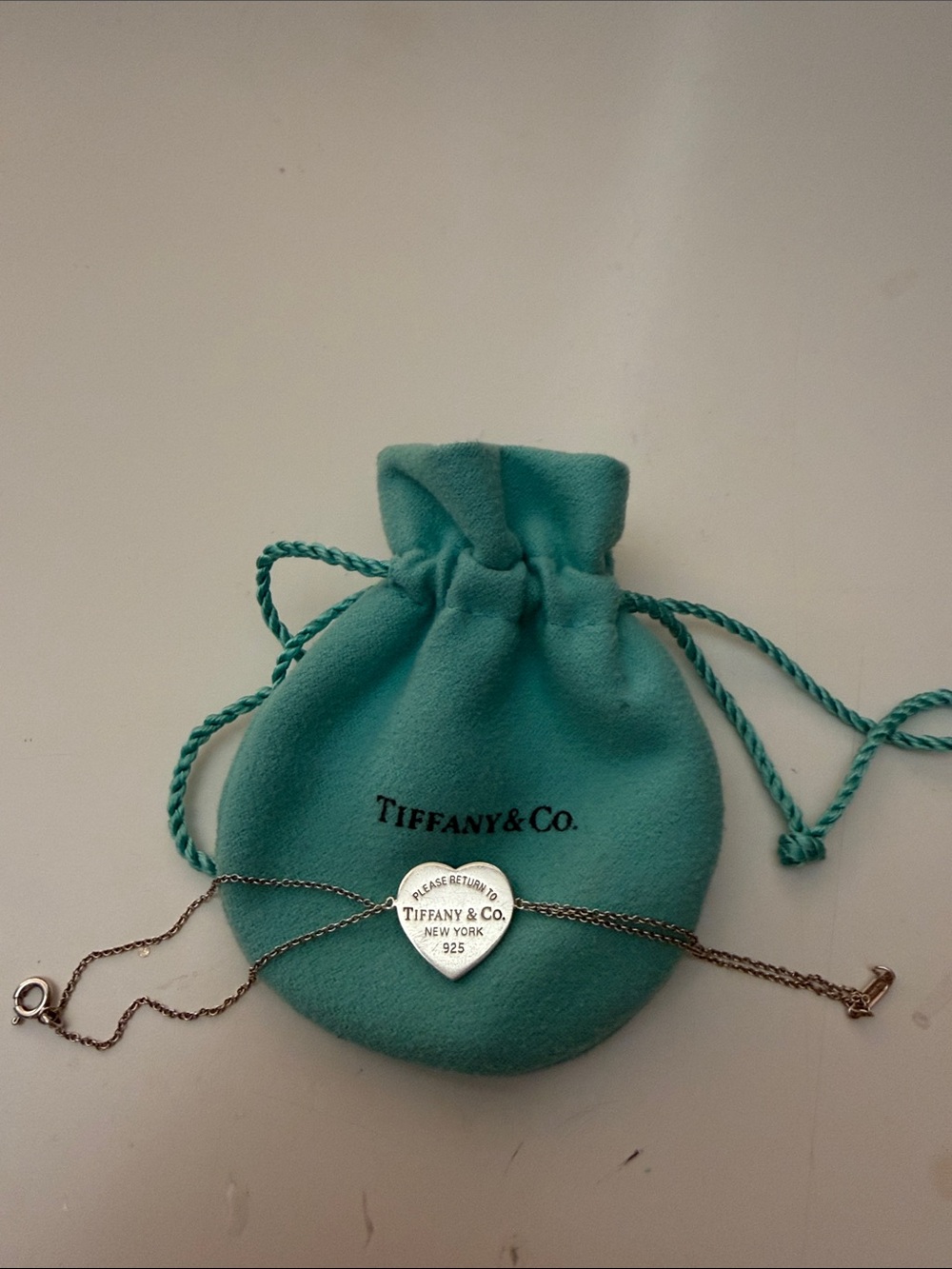 Tiffany and co double tag bracelet